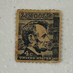 Rare Vintage Lincoln 4c Stamp. Abraham Lincoln (1809-1865) 16th President